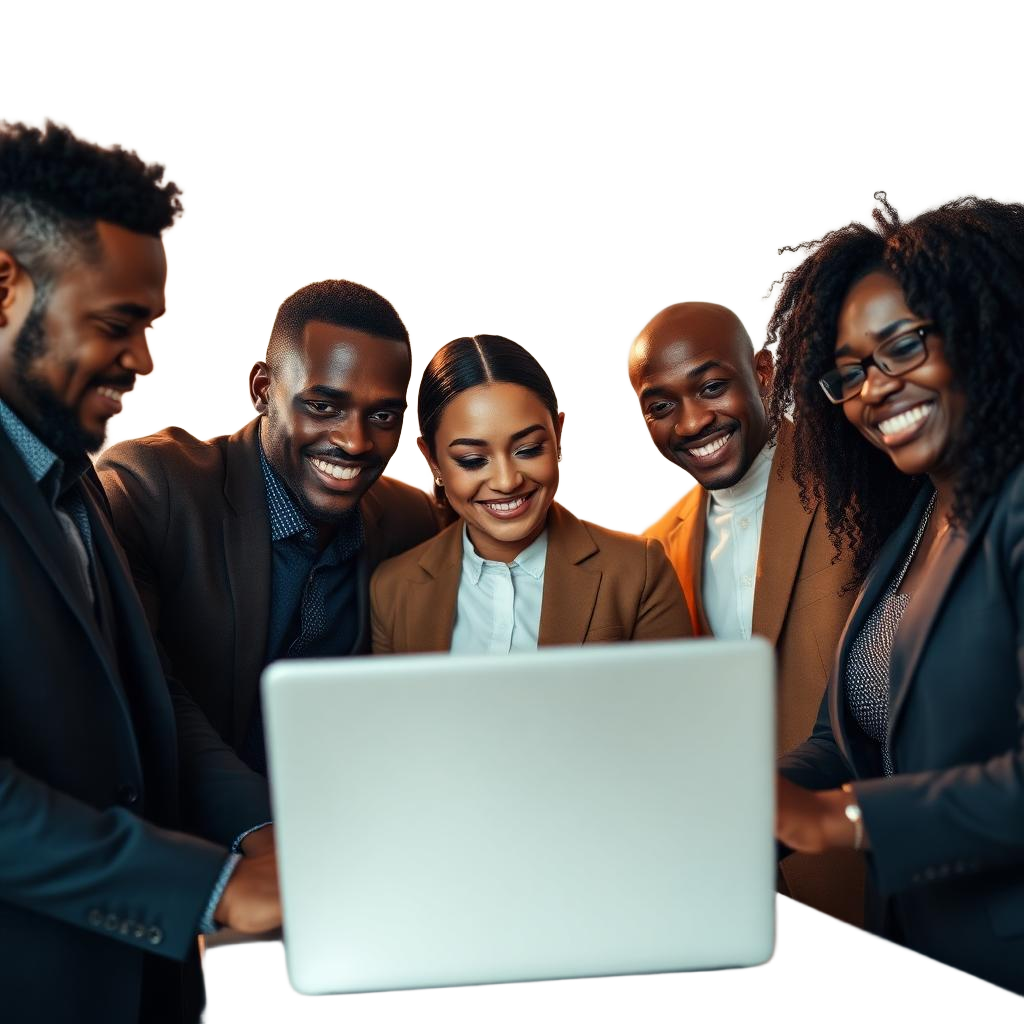 African professionals collaborating with HR Paddy